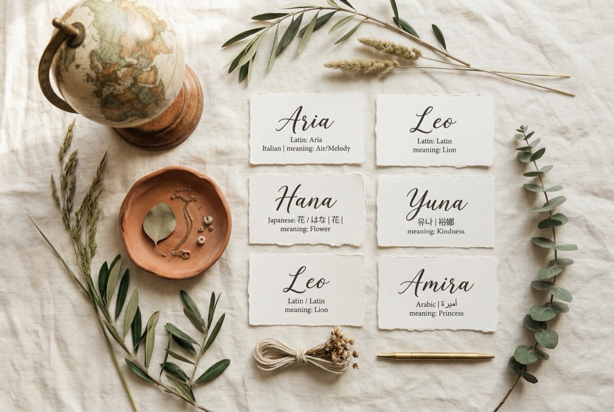 Pronunciation Lab interface showing audio waveforms for a name in multiple languages